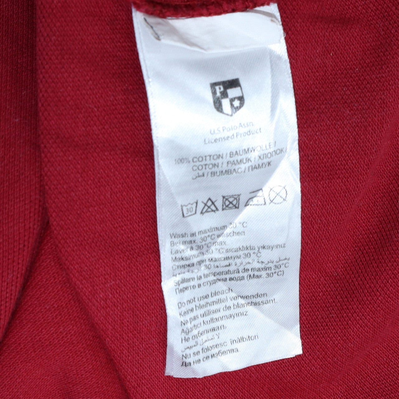 Mens UK Size 2XL U.S. Polo Assn. 100% Cotton Polo Shirt