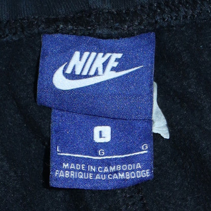 Mens UK Size L Nike Regular Fit Sweatpants Black Trousers