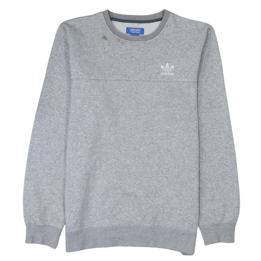 Mens UK Size M adidas Grey Pullover Sweatshirt