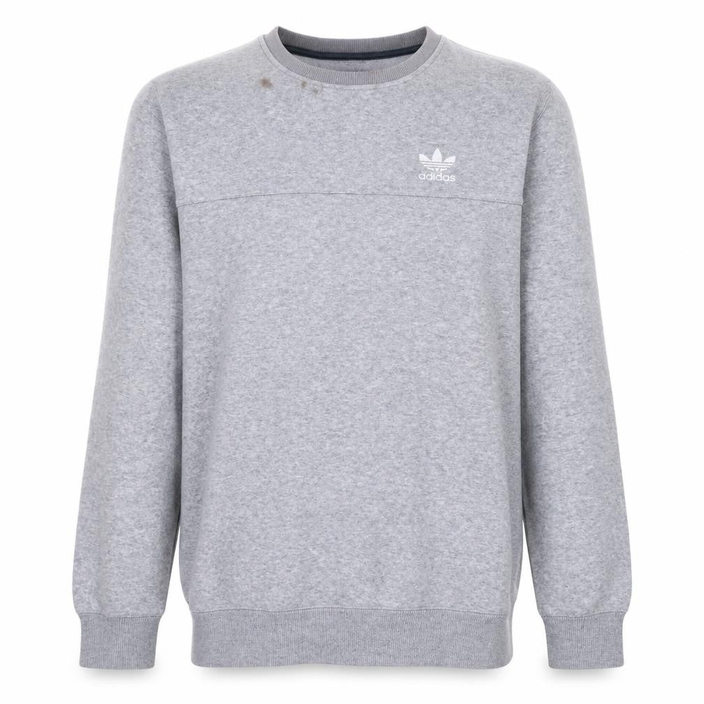 Mens UK Size M adidas Grey Pullover Sweatshirt