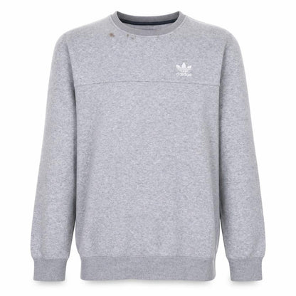 Mens UK Size M adidas Grey Pullover Sweatshirt