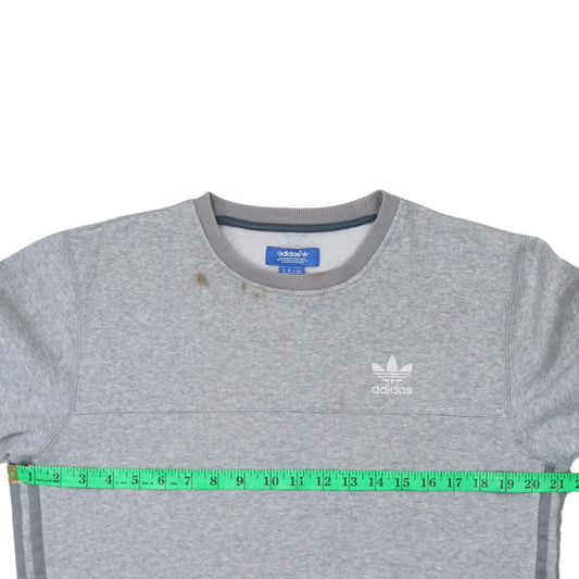 Mens UK Size M adidas Grey Pullover Sweatshirt