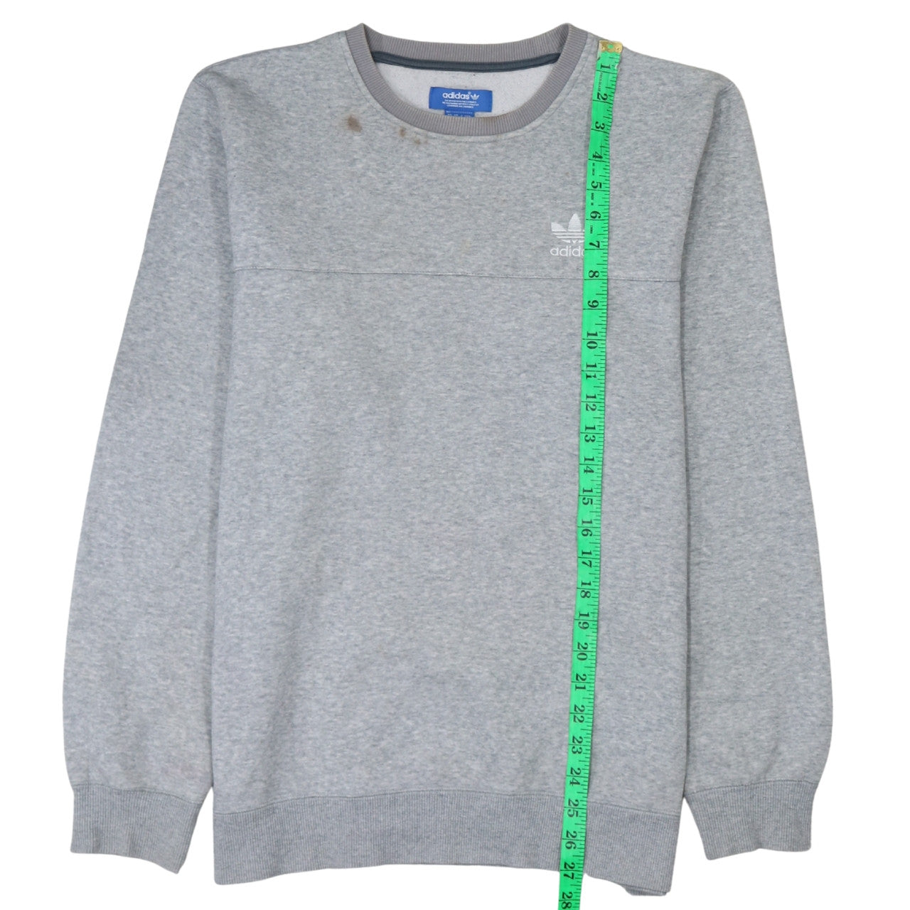 Mens UK Size M adidas Grey Pullover Sweatshirt