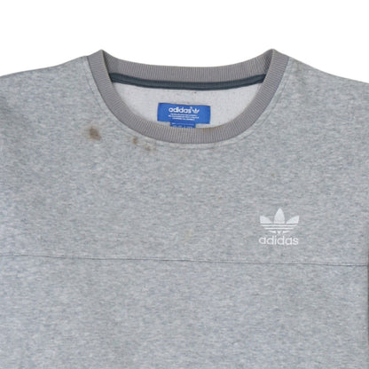 Mens UK Size M adidas Grey Pullover Sweatshirt