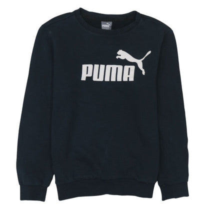 Womens UK Size XS PUMA Black Pullover Sweatshirt