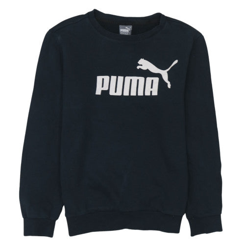 Womens UK Size XS PUMA Black Pullover Sweatshirt