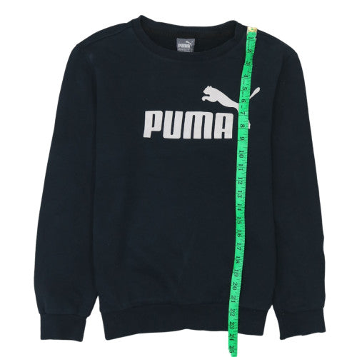 Womens UK Size XS PUMA Black Pullover Sweatshirt