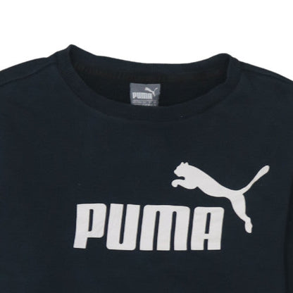 Womens UK Size XS PUMA Black Pullover Sweatshirt