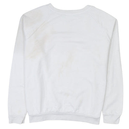 Womens UK Size L Levi's White Pullover Sweatshirt