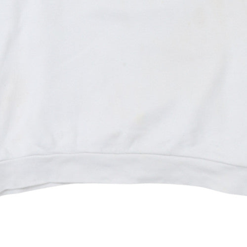 Womens UK Size L Levi's White Pullover Sweatshirt