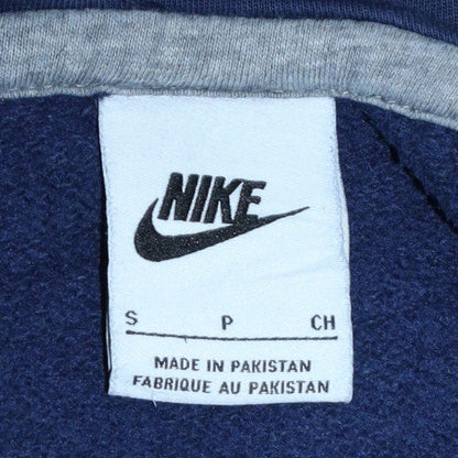 Mens UK Size S Nike Blue Pullover Hoodie