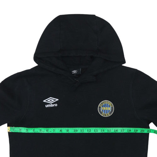Mens UK Size M Umbro Black Pullover Hoodie