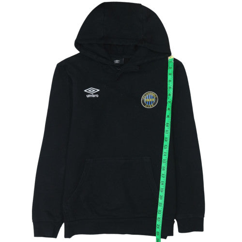 Mens UK Size M Umbro Black Pullover Hoodie