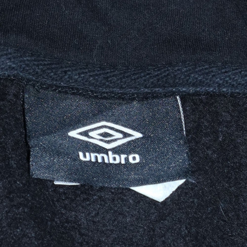 Mens UK Size M Umbro Black Pullover Hoodie