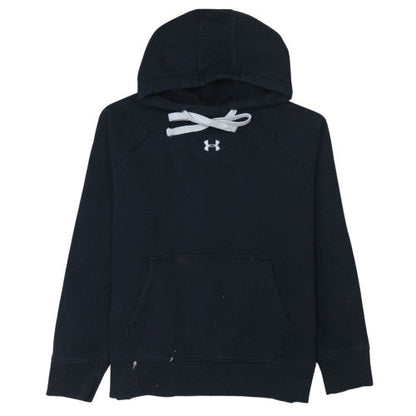 Womens UK Size S Under armour Black Pullover Hoodie