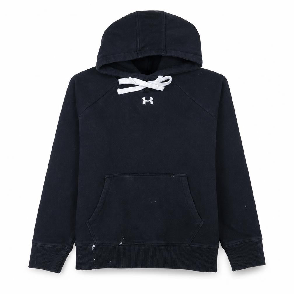 Womens UK Size S Under armour Black Pullover Hoodie