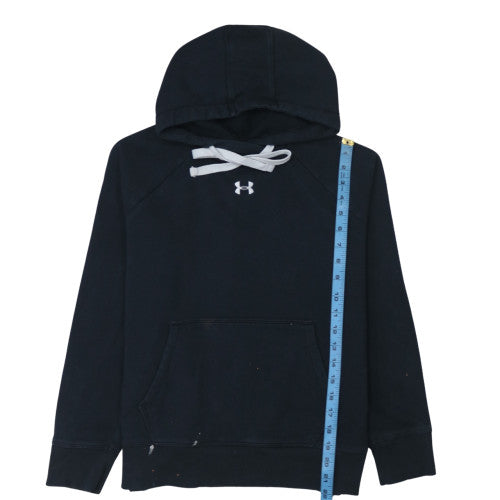 Womens UK Size S Under armour Black Pullover Hoodie