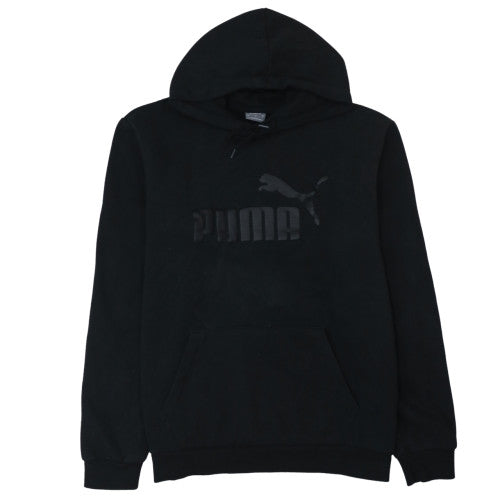 Mens UK Size L PUMA Black Pullover Hoodie