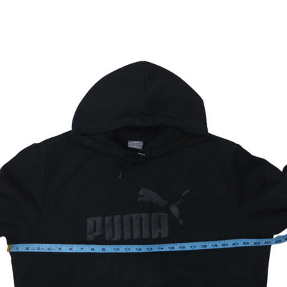 Mens UK Size L PUMA Black Pullover Hoodie