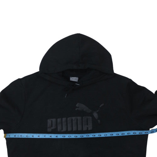 Mens UK Size L PUMA Black Pullover Hoodie