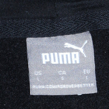 Mens UK Size L PUMA Black Pullover Hoodie