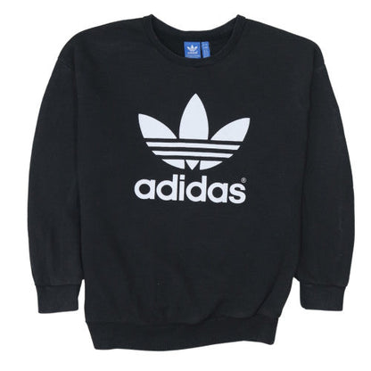 Womens UK Size 8 adidas Black Pullover Sweatshirt