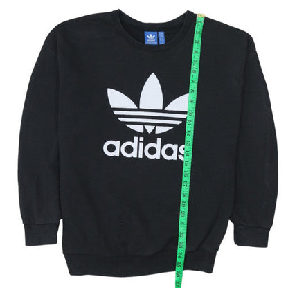 Womens UK Size 8 adidas Black Pullover Sweatshirt