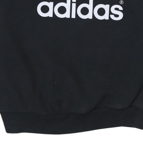 Womens UK Size 8 adidas Black Pullover Sweatshirt