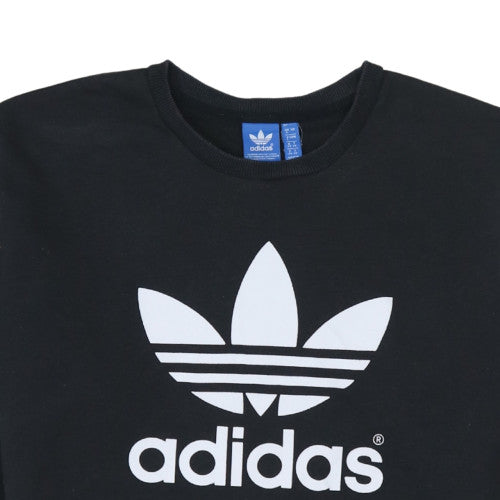 Womens UK Size 8 adidas Black Pullover Sweatshirt