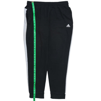 Adidas Men's Black XL Joggers with Elastic Waist and Logo