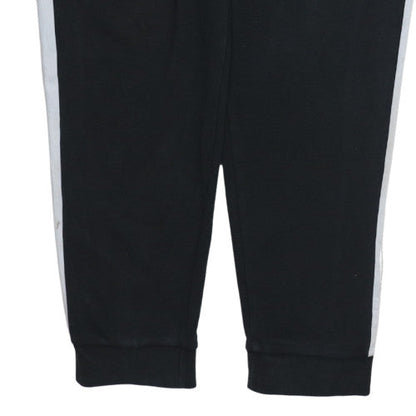 Adidas Men's Black XL Joggers with Elastic Waist and Logo