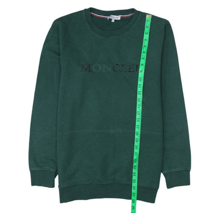 Mens UK Size L Moncler Green Pullover Sweatshirt