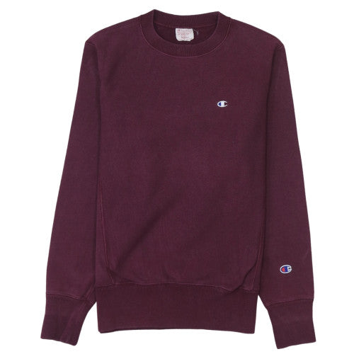 Womens UK Size S Champion Purple Pullover Sweatshirt