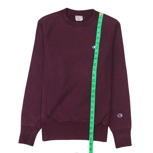 Womens UK Size S Champion Purple Pullover Sweatshirt