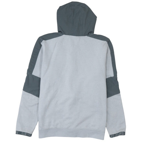 Mens UK Size L Under armour Grey Full Zip Hoodie
