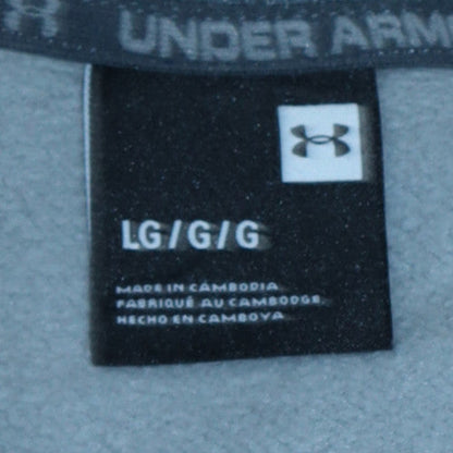 Mens UK Size L Under armour Grey Full Zip Hoodie