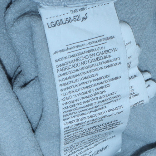 Mens UK Size L Under armour Grey Full Zip Hoodie