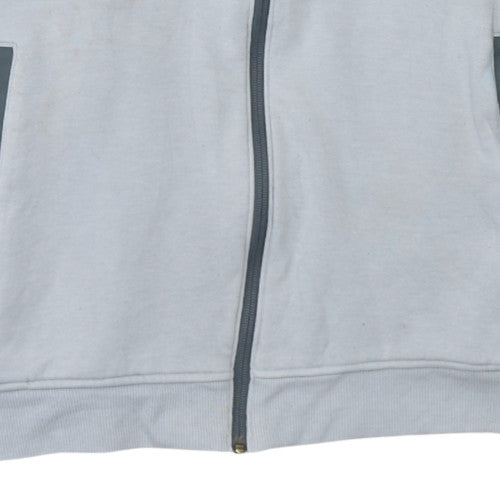 Mens UK Size L Under armour Grey Full Zip Hoodie