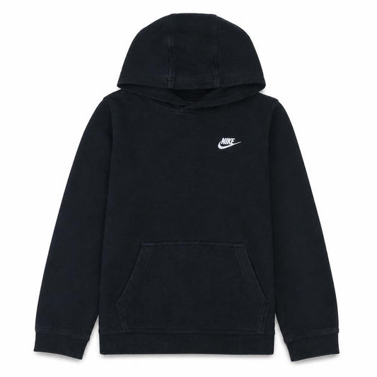 Nike Boys Black Pullover Hoodie XL 158-170cm Standard Fit Fleece Sweatshirt