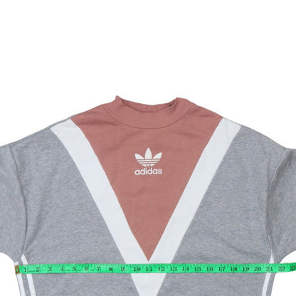 Womens UK Size 10 adidas Grey Pullover Sweatshirt