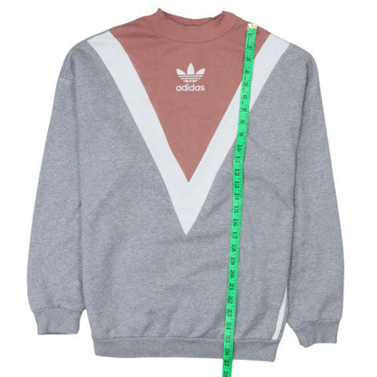 Womens UK Size 10 adidas Grey Pullover Sweatshirt