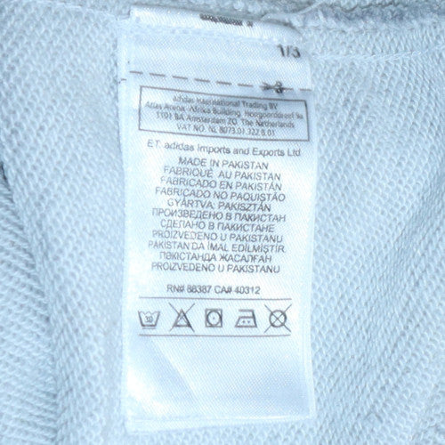 Womens UK Size 10 adidas Grey Pullover Sweatshirt