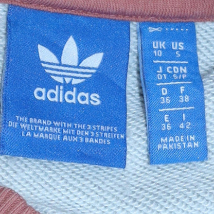 Womens UK Size 10 adidas Grey Pullover Sweatshirt
