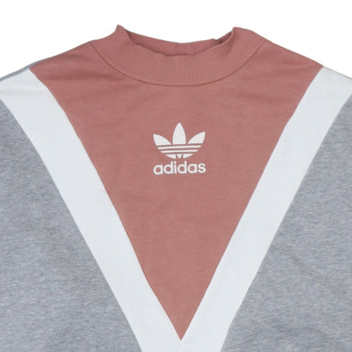 Womens UK Size 10 adidas Grey Pullover Sweatshirt