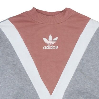 Womens UK Size 10 adidas Grey Pullover Sweatshirt