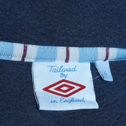 Mens UK Size L Umbro Blue Full Zip Hoodie