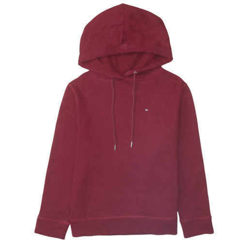 Mens UK Size M Tommy Hilfiger Red Pullover Hoodie