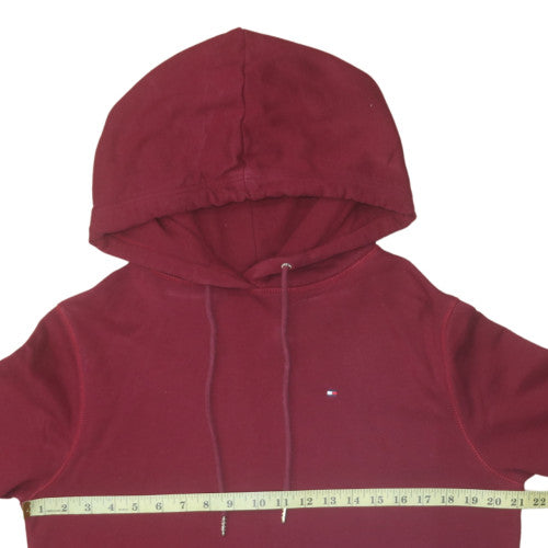 Mens UK Size M Tommy Hilfiger Red Pullover Hoodie