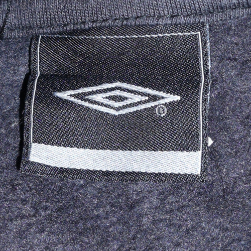 Mens UK Size L Umbro Black Full Zip Sweatshirt