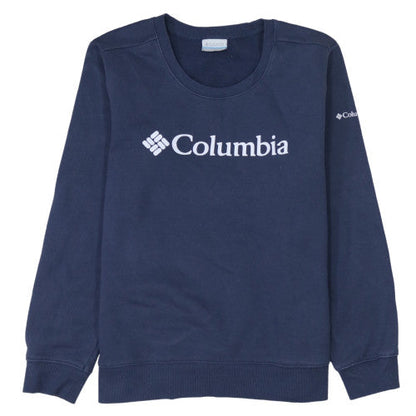 Mens UK Size M Columbia Blue Pullover Sweatshirt